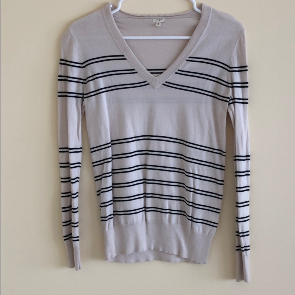 J. Crew Long Sleeve Striped Sweater